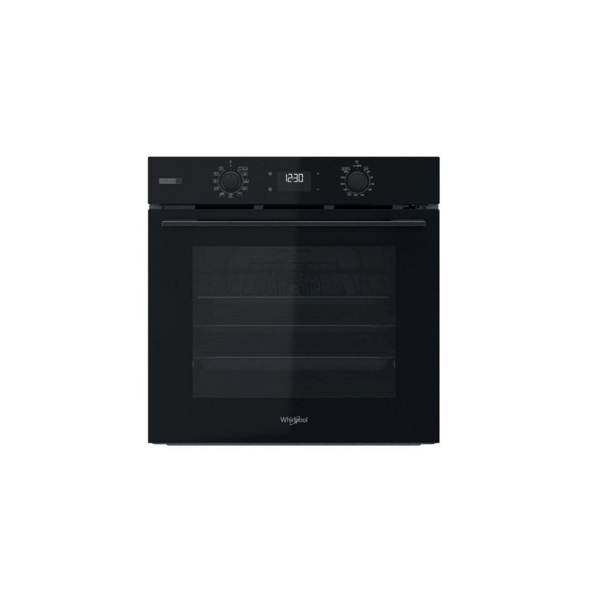 Whirlpool Four intégrable 71l 60cm pyrolyse noir - OMSK58RU1SB
