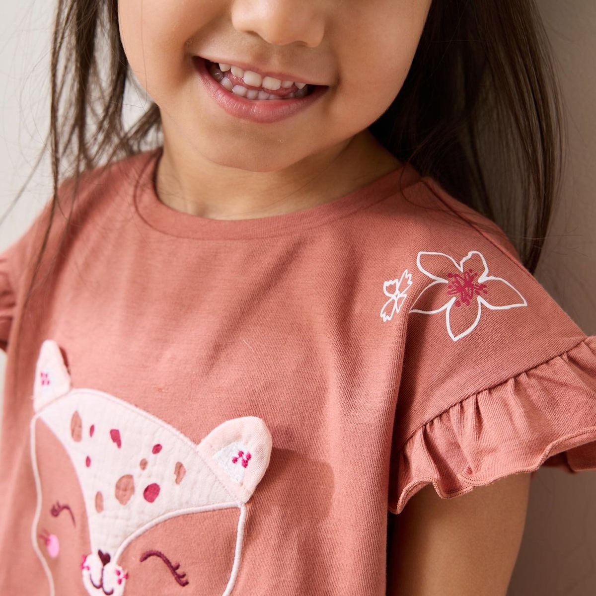 Petit Béguin Ensemble enfant t-shirt et short en gaze de coton Arizona