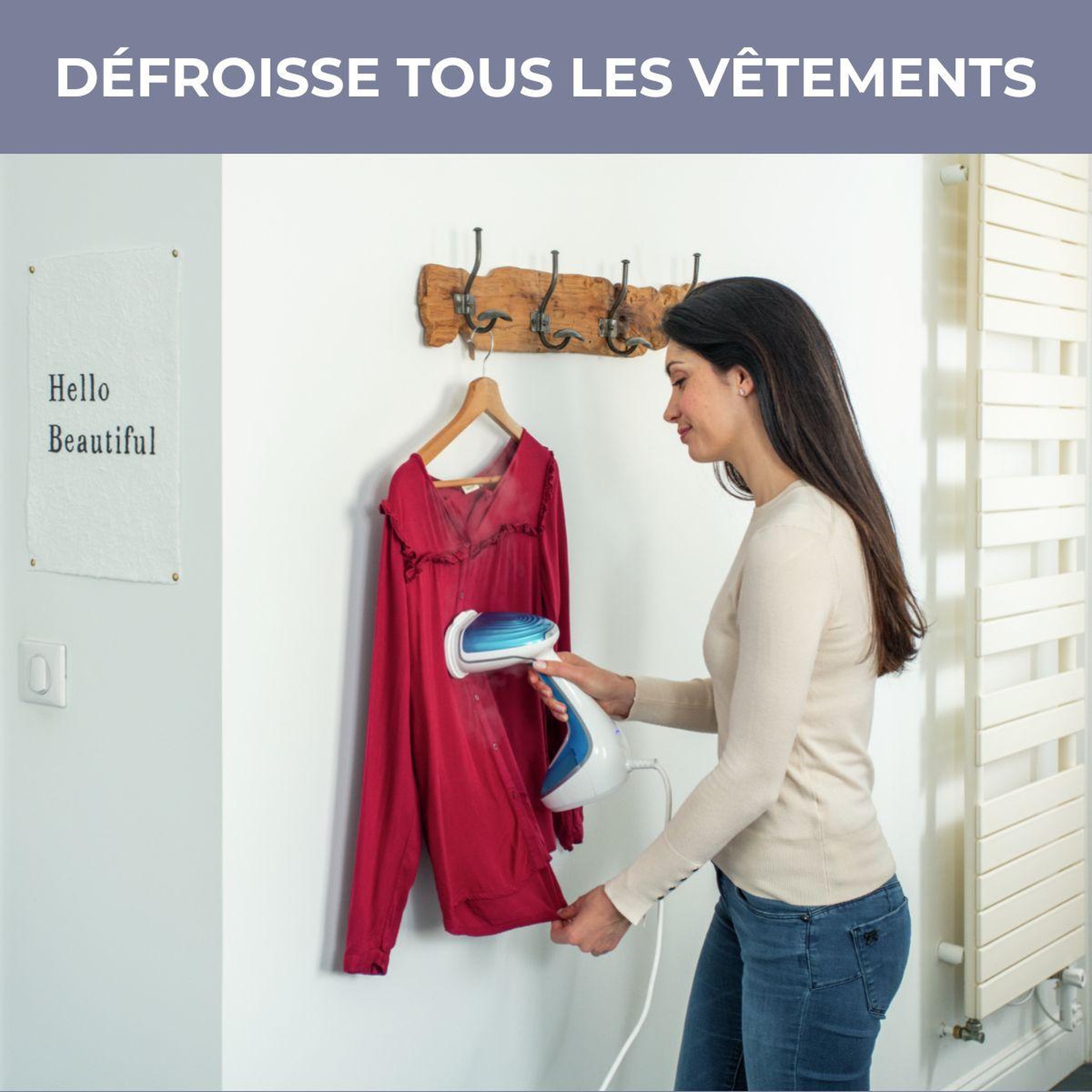Voir la diapositive 5 : CALOR Défroisseur vapeur DT9530C0 Pure Tex