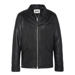 Schott Veste En Cuir Noire Homme Schott LC9521D. Coloris disponibles : Noir