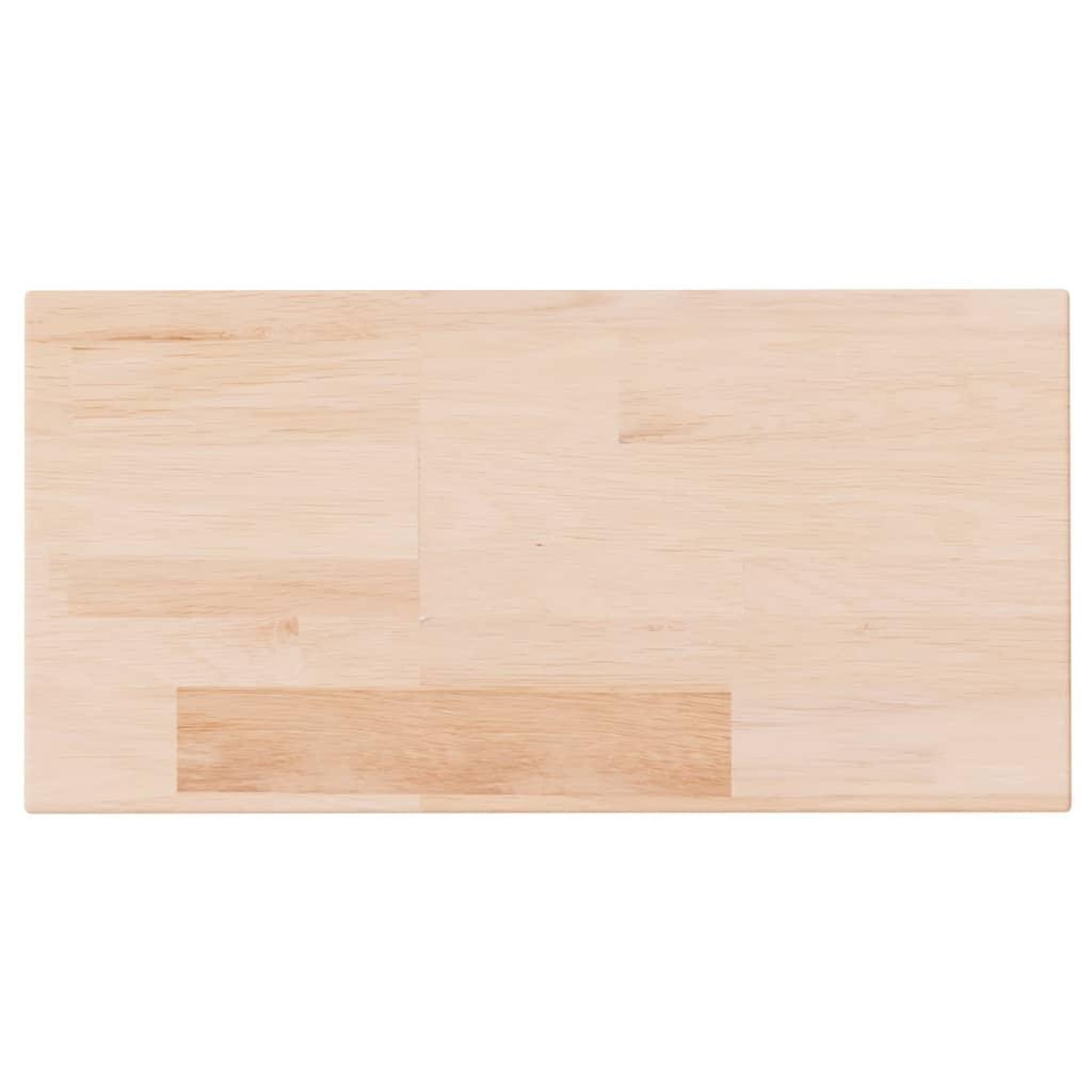 Voir la diapositive 2 : VIDAXL Panneau d'etagere 40x20x4 cm Bois de chene massif non traite
