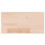 Voir la diapositive 2 : VIDAXL Panneau d'etagere 40x20x4 cm Bois de chene massif non traite