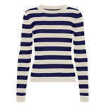 Vero Moda Pull Beige/Bleu Femme Vero Moda Chili. Coloris disponibles : Bleu