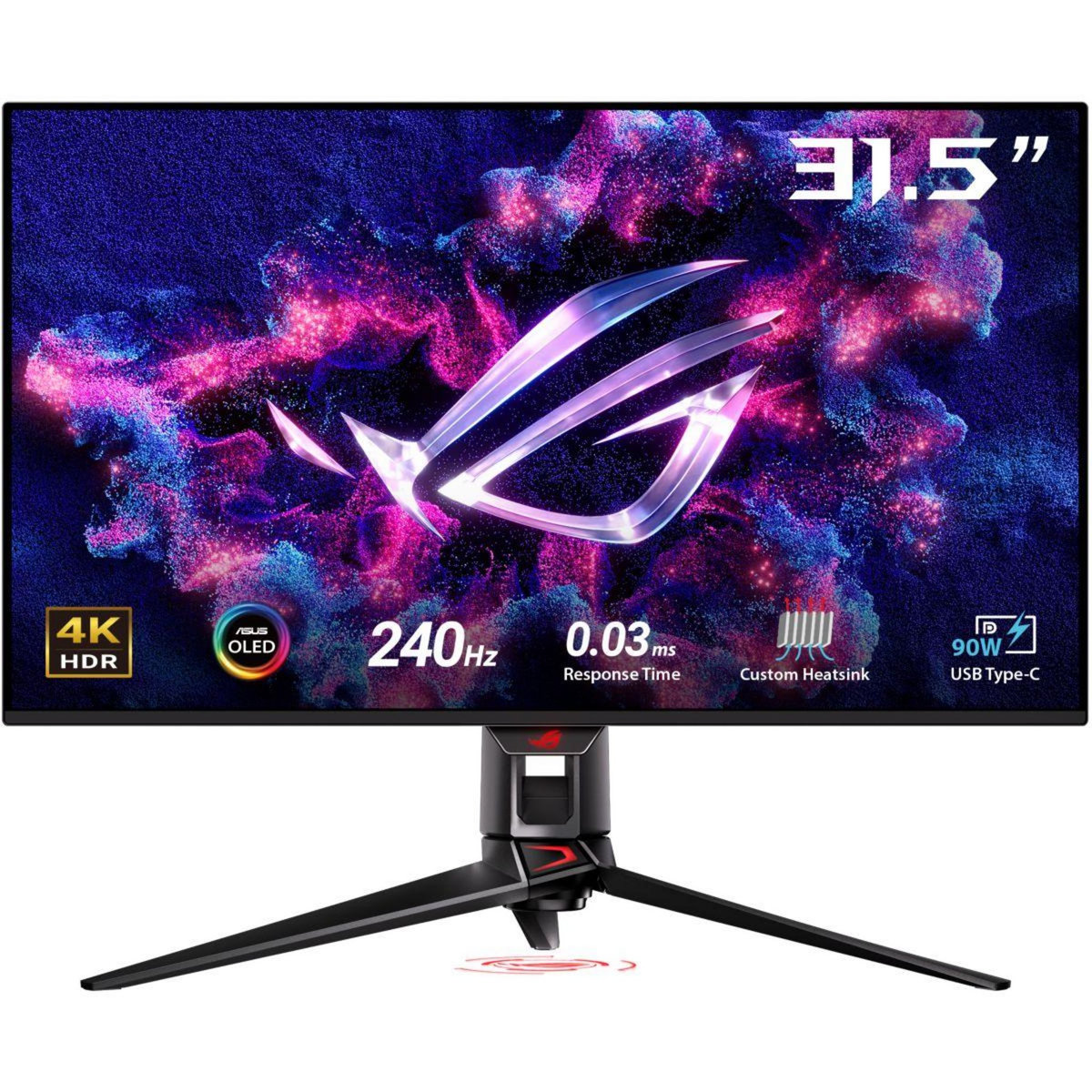 ASUS Ecran PC 4K PG32UCDM Plat 32'' 4K QD-OLED