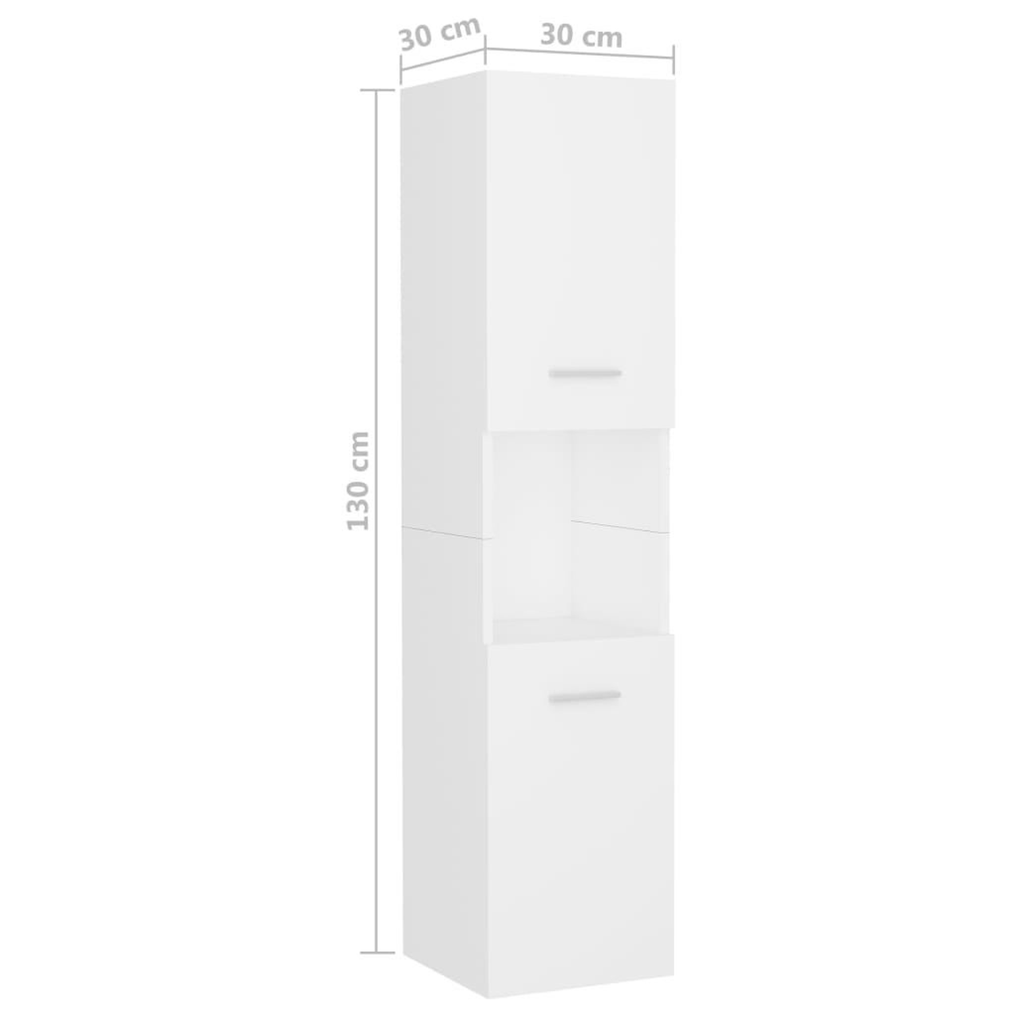 Voir la diapositive 6 : VIDAXL Ensemble de meubles de salle de bain Blanc Agglomere