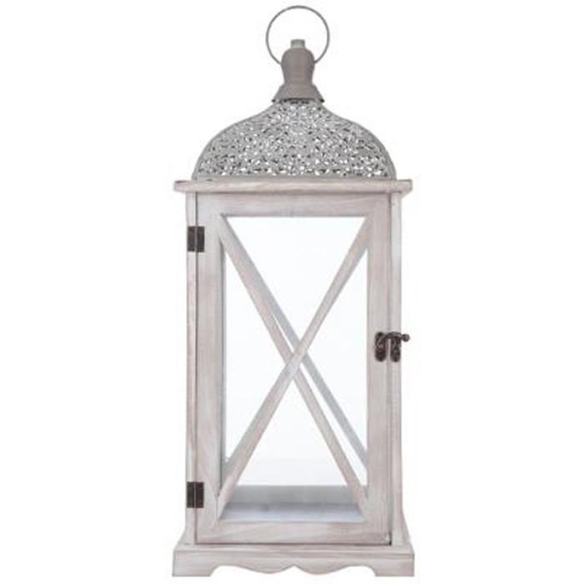 Voir la diapositive 2 : ATMOSPHERA Lot de 3 Lanternes  Folkdream  66cm Gris