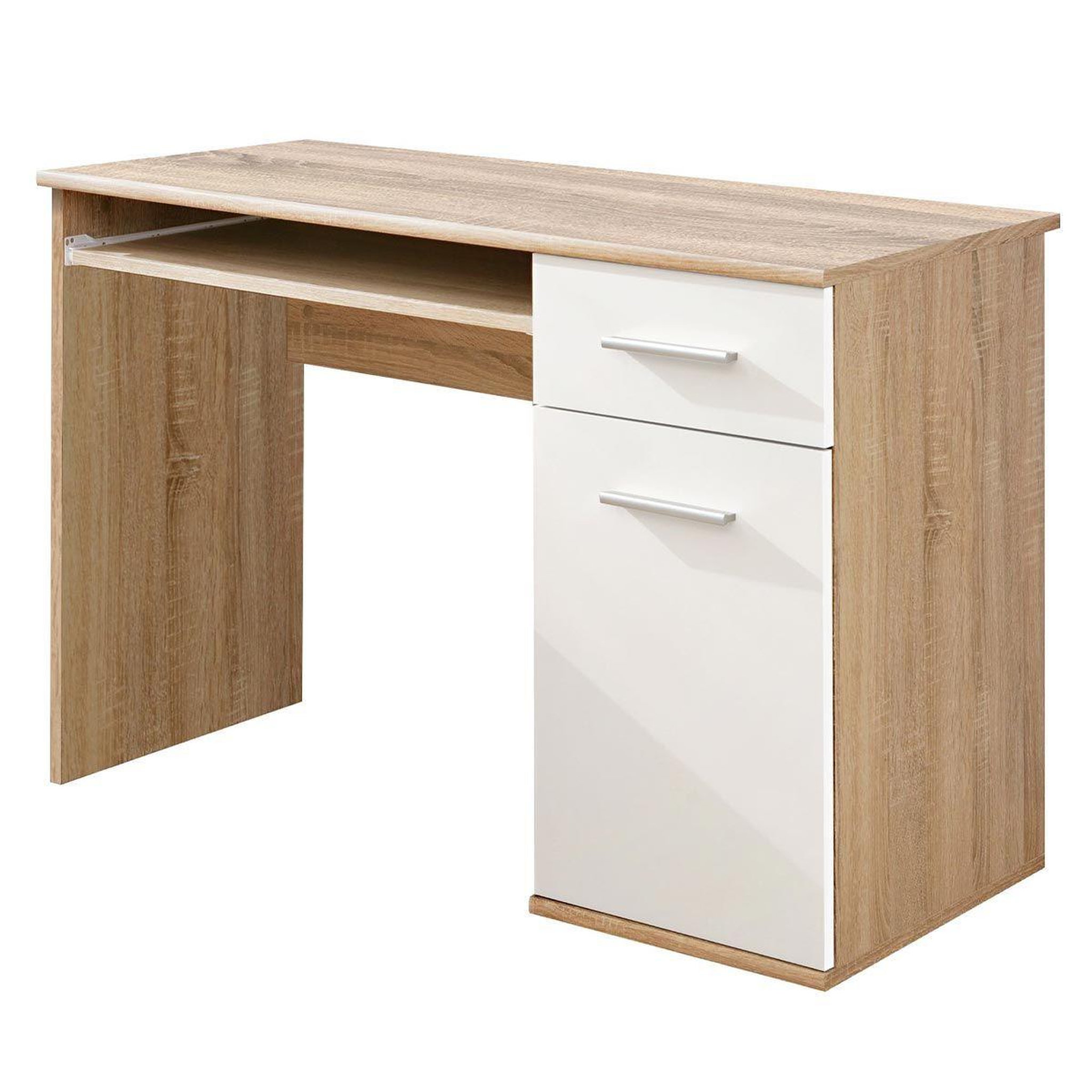 Paris Prix Bureau enfant  dino  104cm chêne & blanc