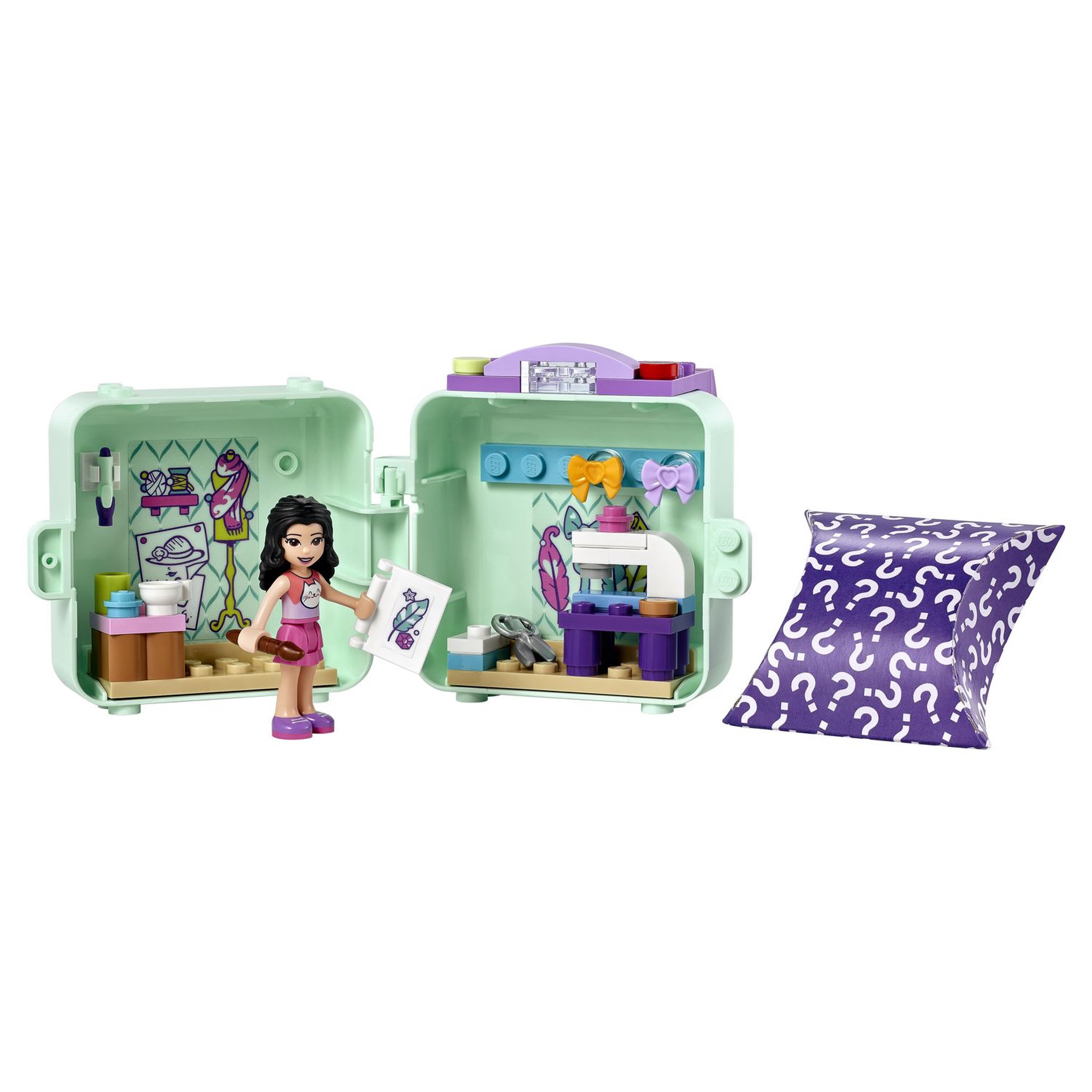 Voir la diapositive 2 : LEGO Friends 41668 - Emma's Fashion Cube dès 6 ans