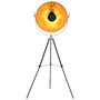 Voir la diapositive 2 : VIDAXL Lampadaire E27 Noir et dore 51 cm