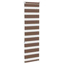 Voir la diapositive 4 : VIDAXL Store zebre marron 50x150 cm largeur du tissu 45,9 cm polyester