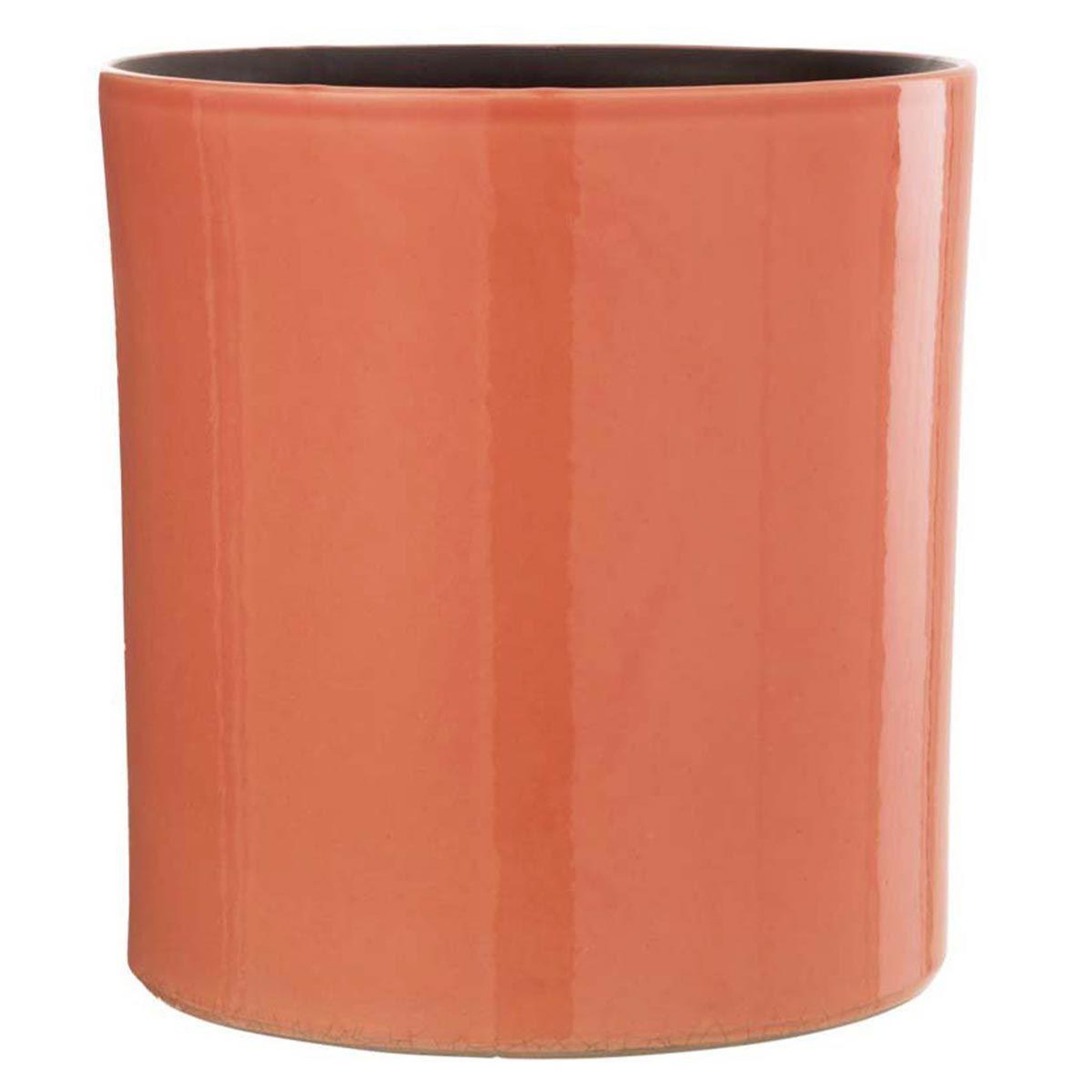 J-LINE Cache-Pot en Céramique Design  Flek  25cm Orange