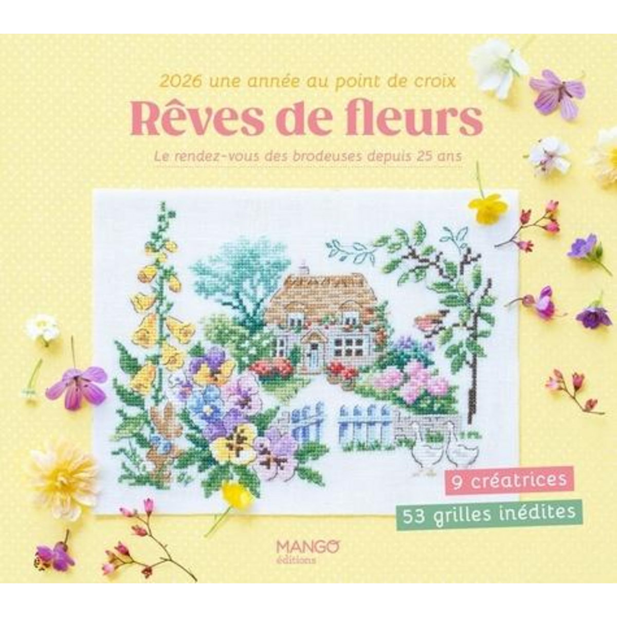 REVES DE FLEURS. 2026 UNE ANNEE AU POINT DE CROIX, Aurelle