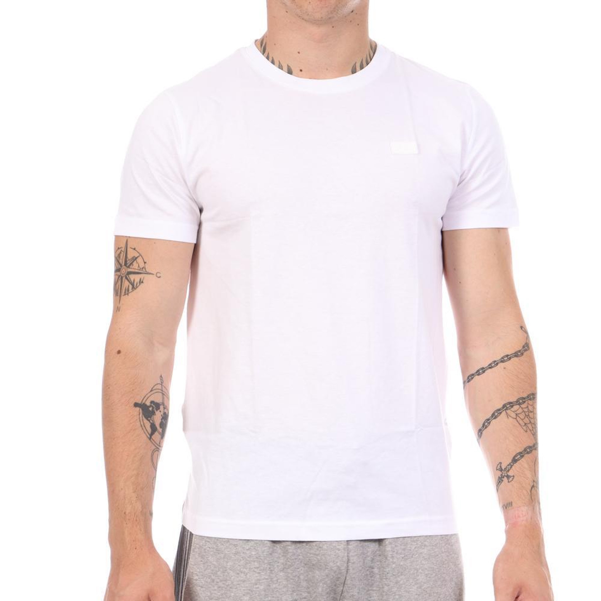 TBS T-shirt Blanc Homme TBS Piere. Coloris disponibles : Blanc