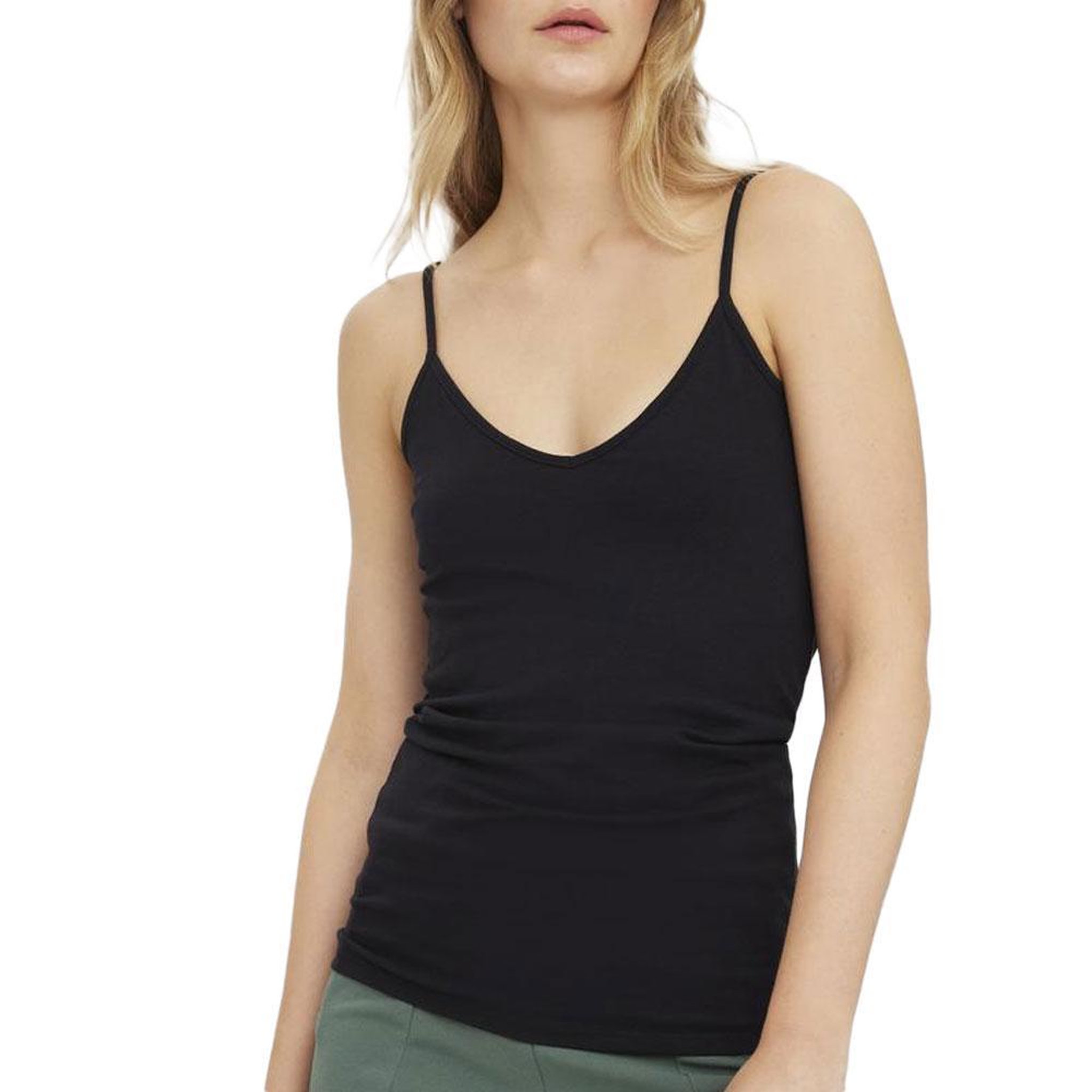 Vero Moda Lot de 2 Débardeurs Noir Femme Vero Moda Maxi My Soft. Coloris disponibles : Noir