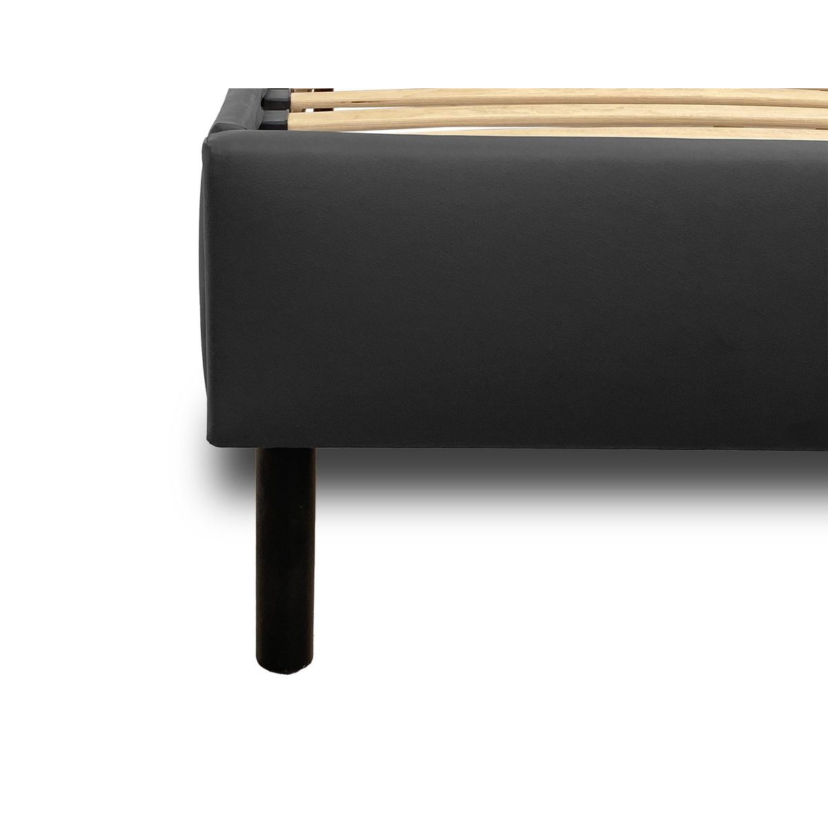 BEST MOBILIER Magritte - lit - 160x200 - sommier inclus - en simili