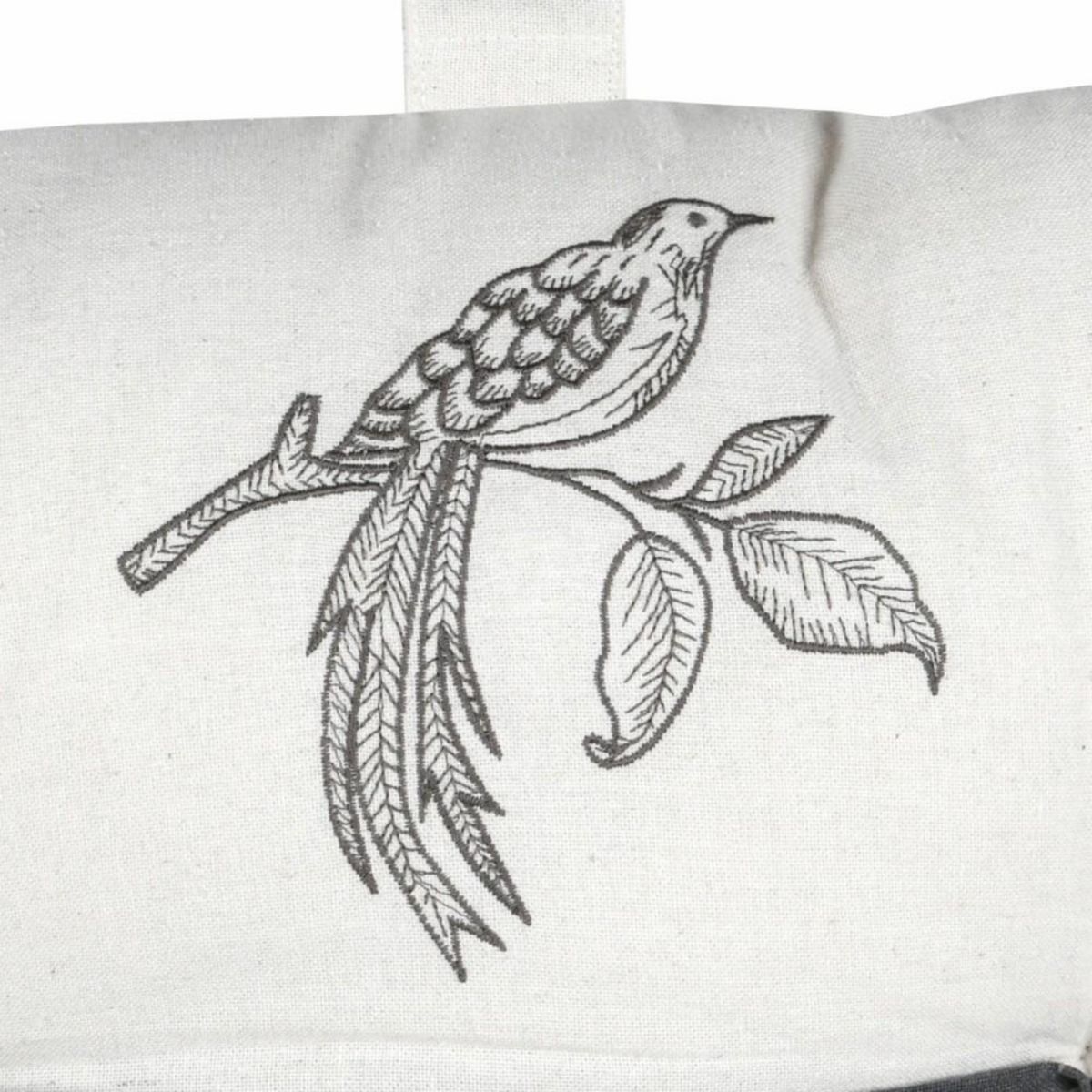 Lovely Casa Tête de lit 45x70 cm CLARINE écru