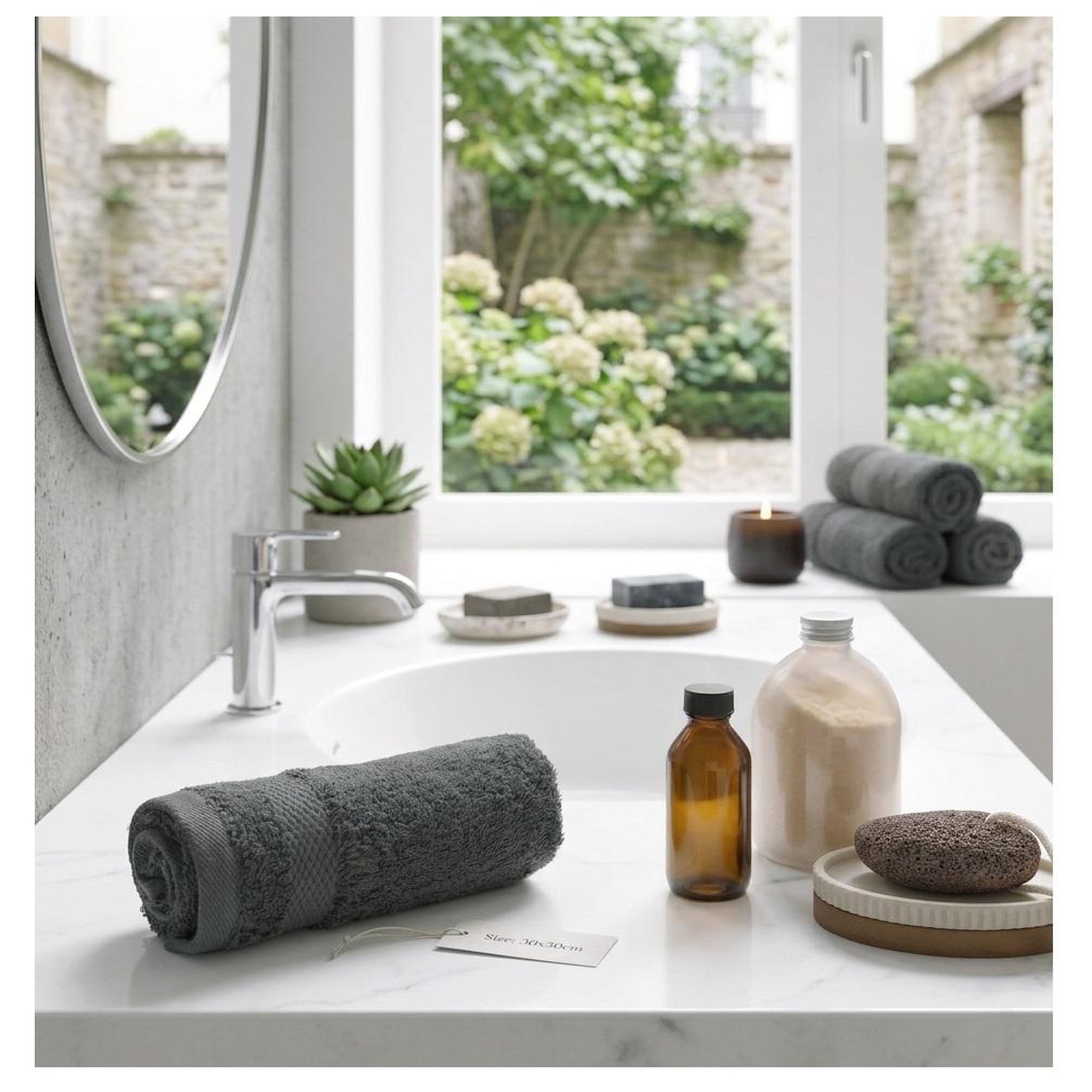 Voir la diapositive 2 : Eden Serviette de toilette collection elegante