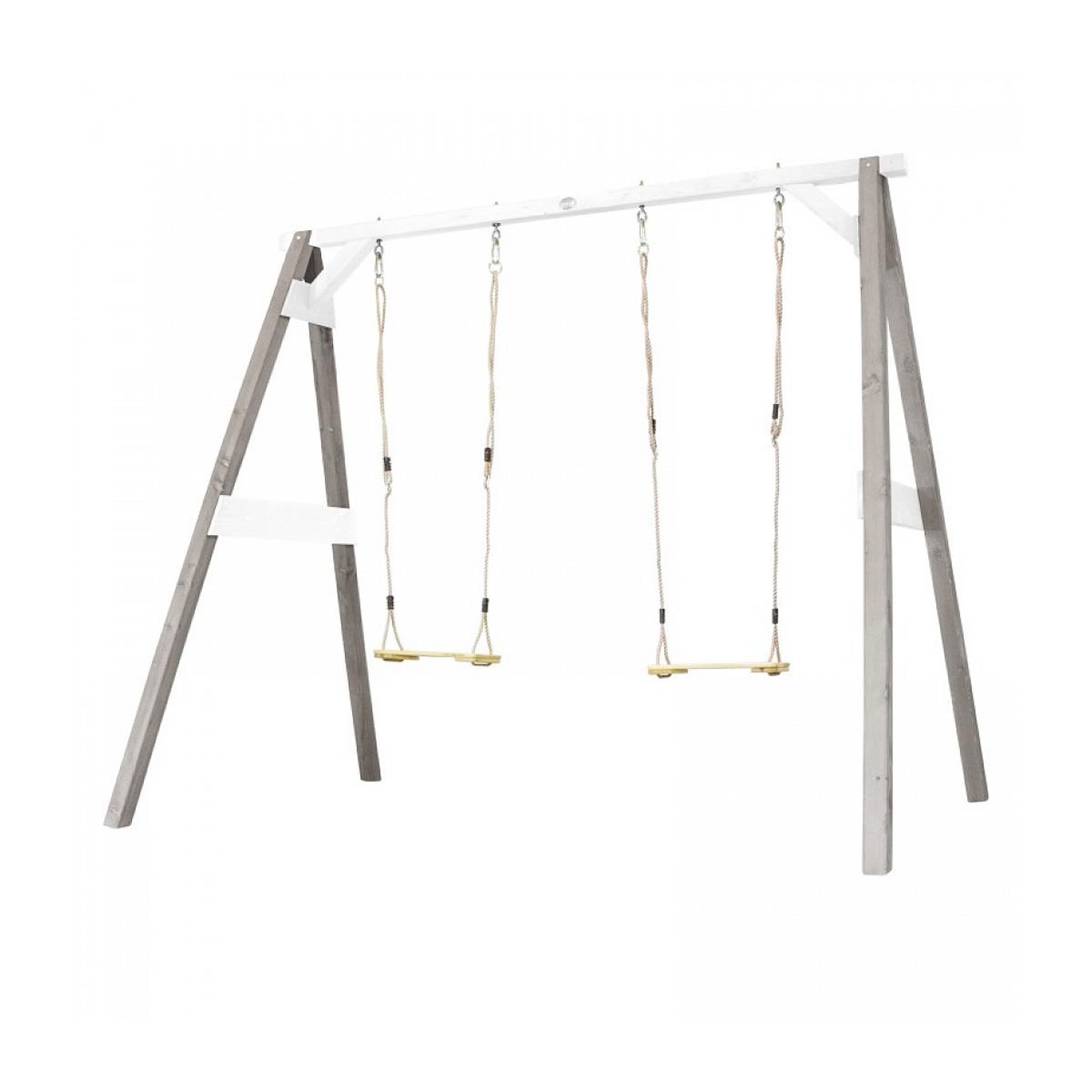 Axi House AXI Portique 4 en 1 Sports Fun Gris Blanc 160x254x207cm