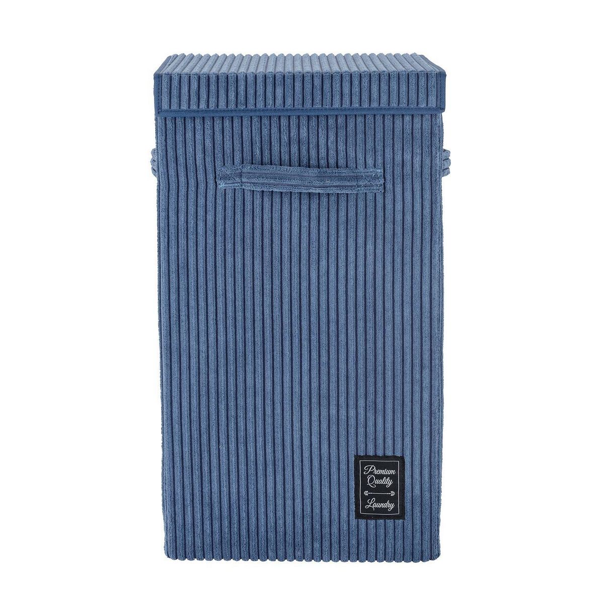 Wenko Panier à linge vintage desing velours Cora