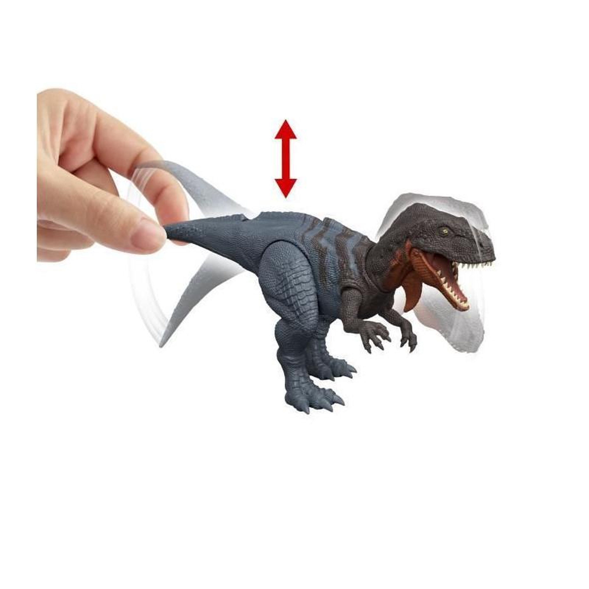Voir la diapositive 6 : JURASSIC Jurassic World - Renaissance - Figurine articulée Abelisaurus - Jurassic World - JGB91