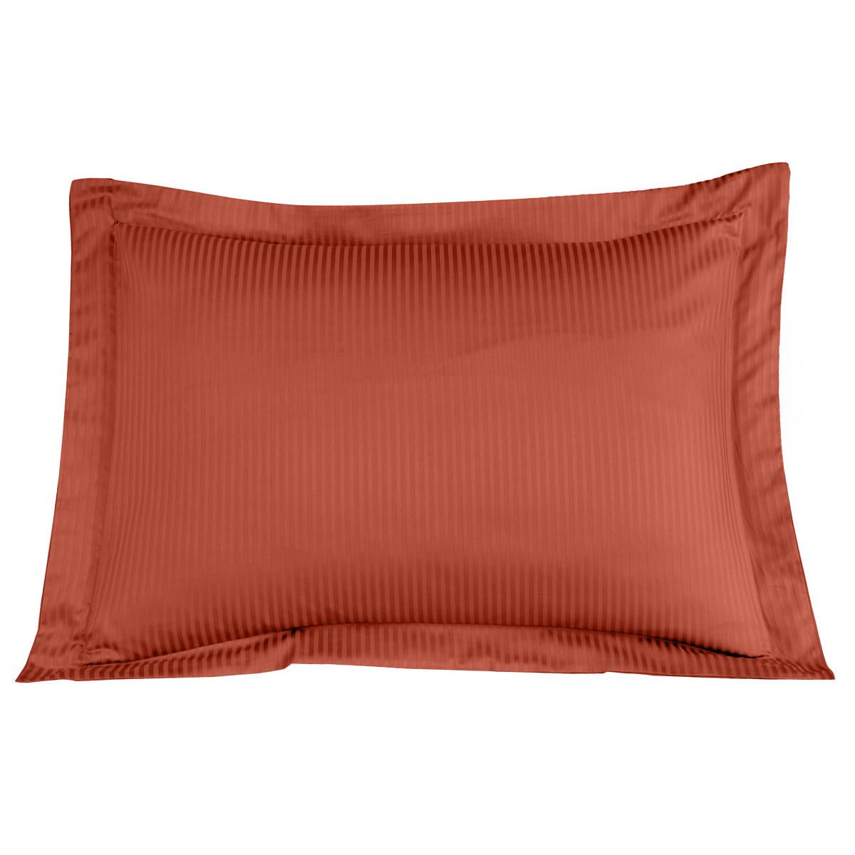 Sensei Maison Lot de 2 taies d'oreiller rayées en satin de coton 120 fils VERSALUXE