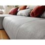 Voir la diapositive 4 : LISA DESIGN Onyx - canapé panoramique d'angle droit 7 places - en tissu