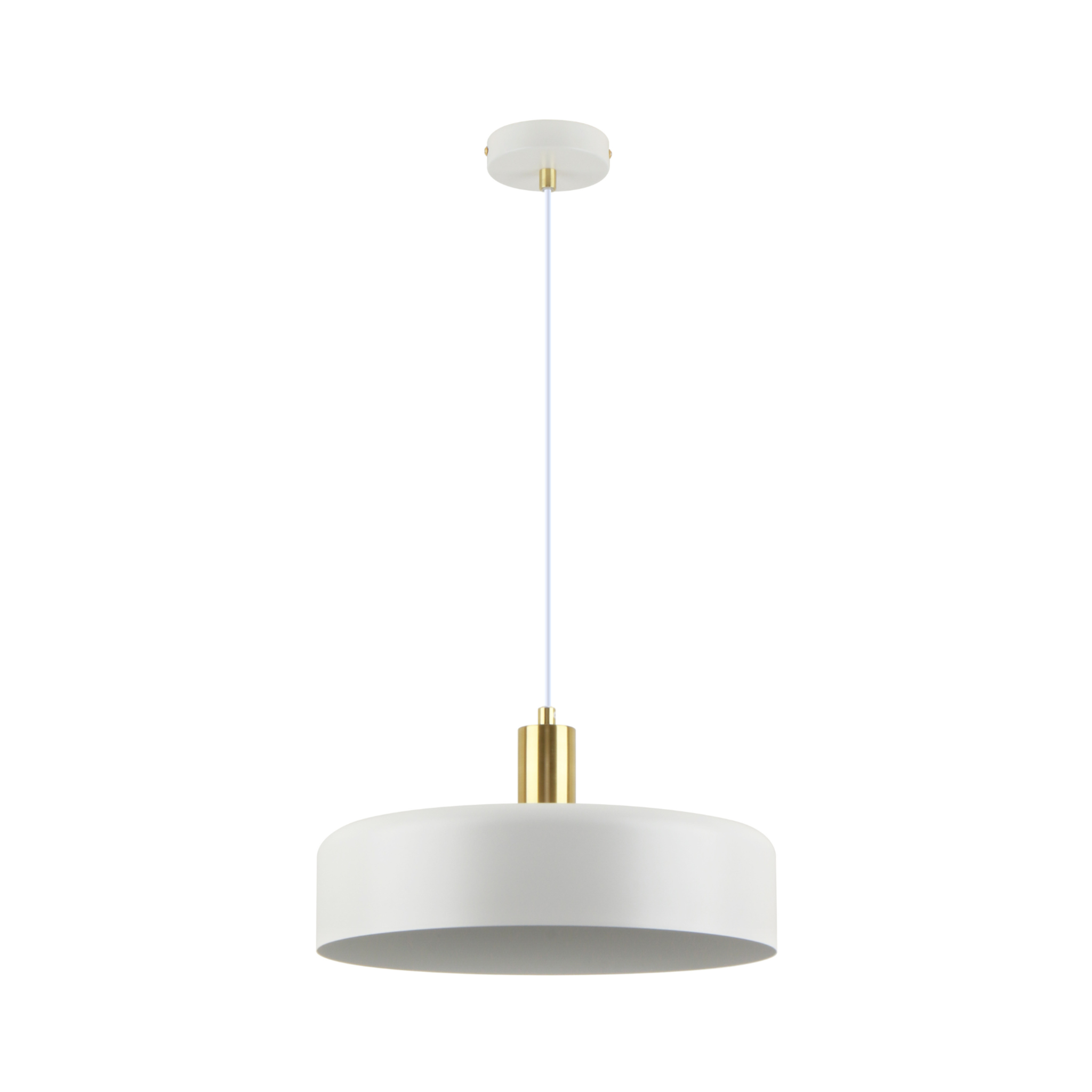 MAISON PAVANE Suspension en métal blanc D35 cm-Nox