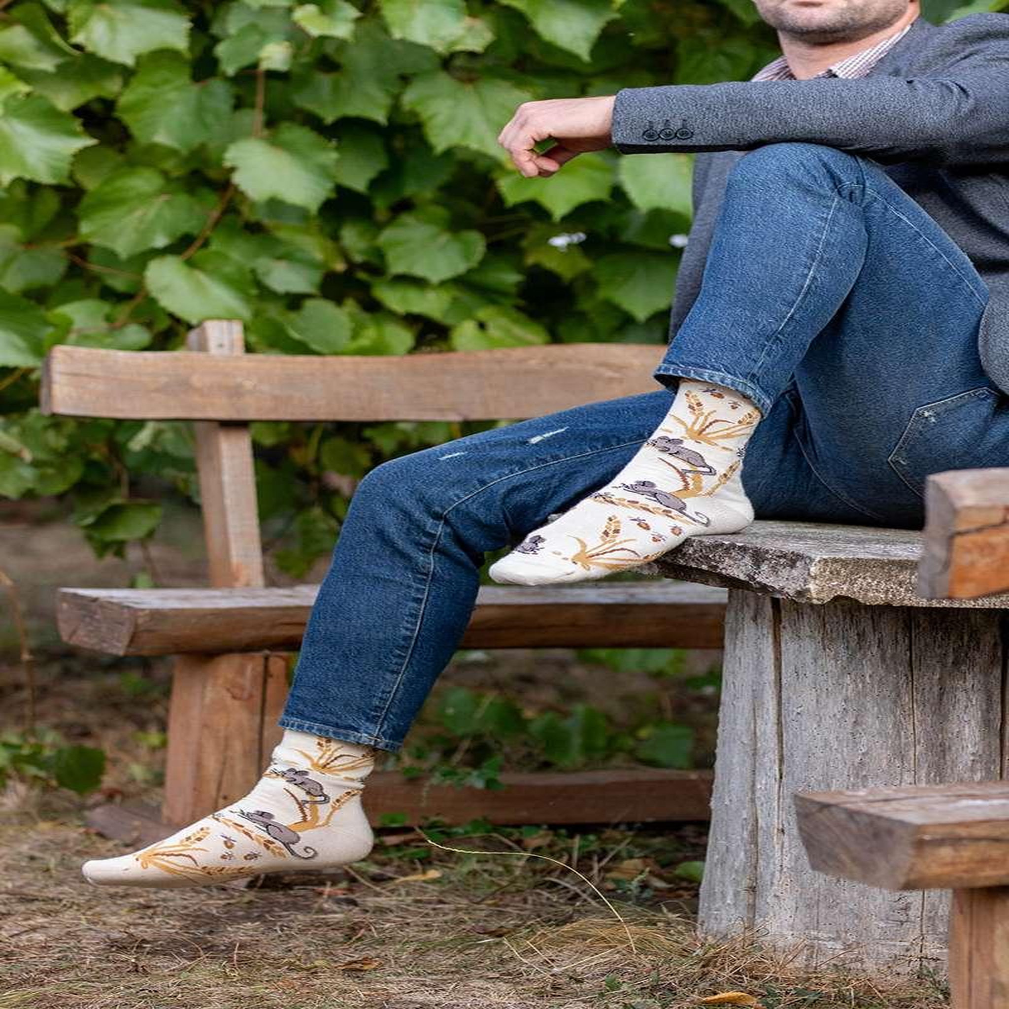 Voir la diapositive 6 : PIRIN HILL Chaussettes coton bio automne souris