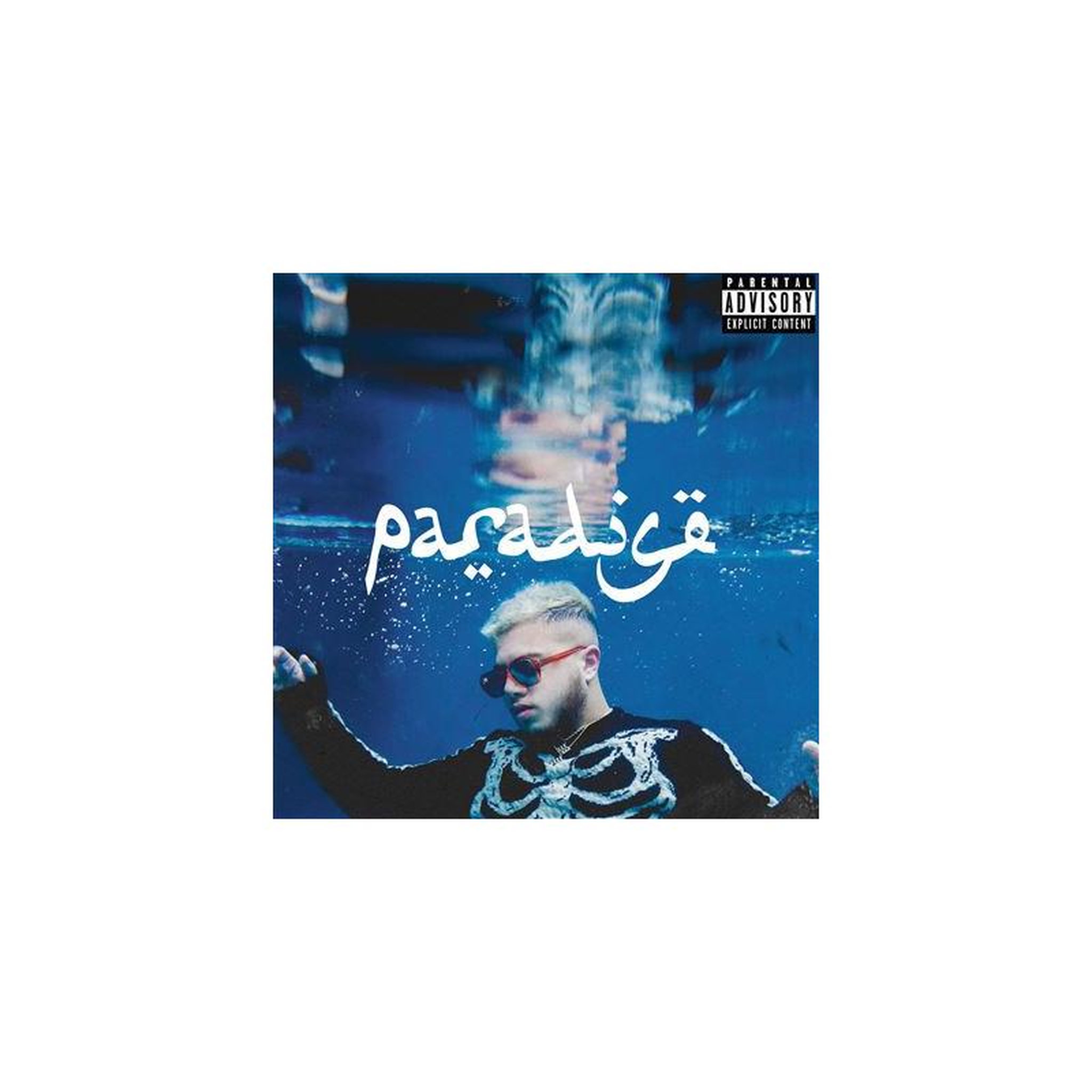 Sans marque coffret cd art de couverture « paradise » avec mention parental advisory