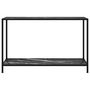 Voir la diapositive 2 : VIDAXL Table console Noir 120x35x75 cm Verre trempe