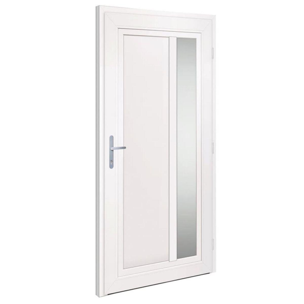VIDAXL Porte d'entree anthracite 108x208 cm PVC