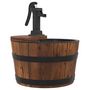 Voir la diapositive 5 : VIDAXL Fontaine a eau avec pompe 28x28x34,5 cm Bois de sapin massif
