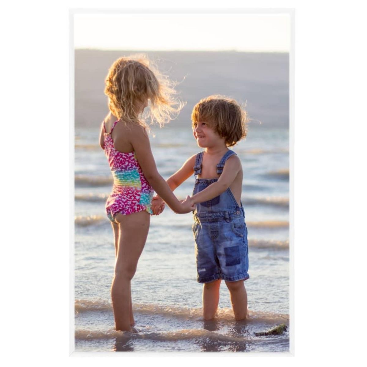 VIDAXL Collage de cadres photo 3 pcs de table Blanc 13x18 cm MDF