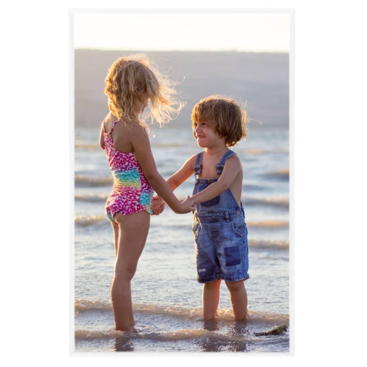 VIDAXL Collage de cadres photo 3 pcs de table Blanc 13x18 cm MDF