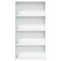 Voir la diapositive 4 : VIDAXL Bibliotheque blanc 80x30x152 cm bois d'ingenierie