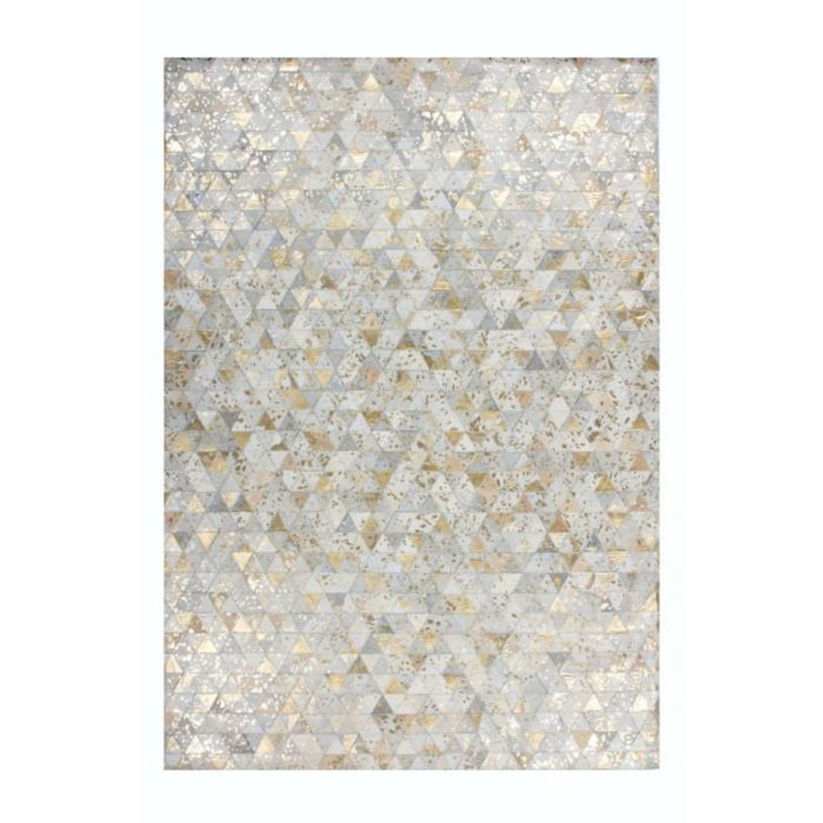 Paris Prix Tapis Patchwork Fait Main  Rocket  Ivoire & Or