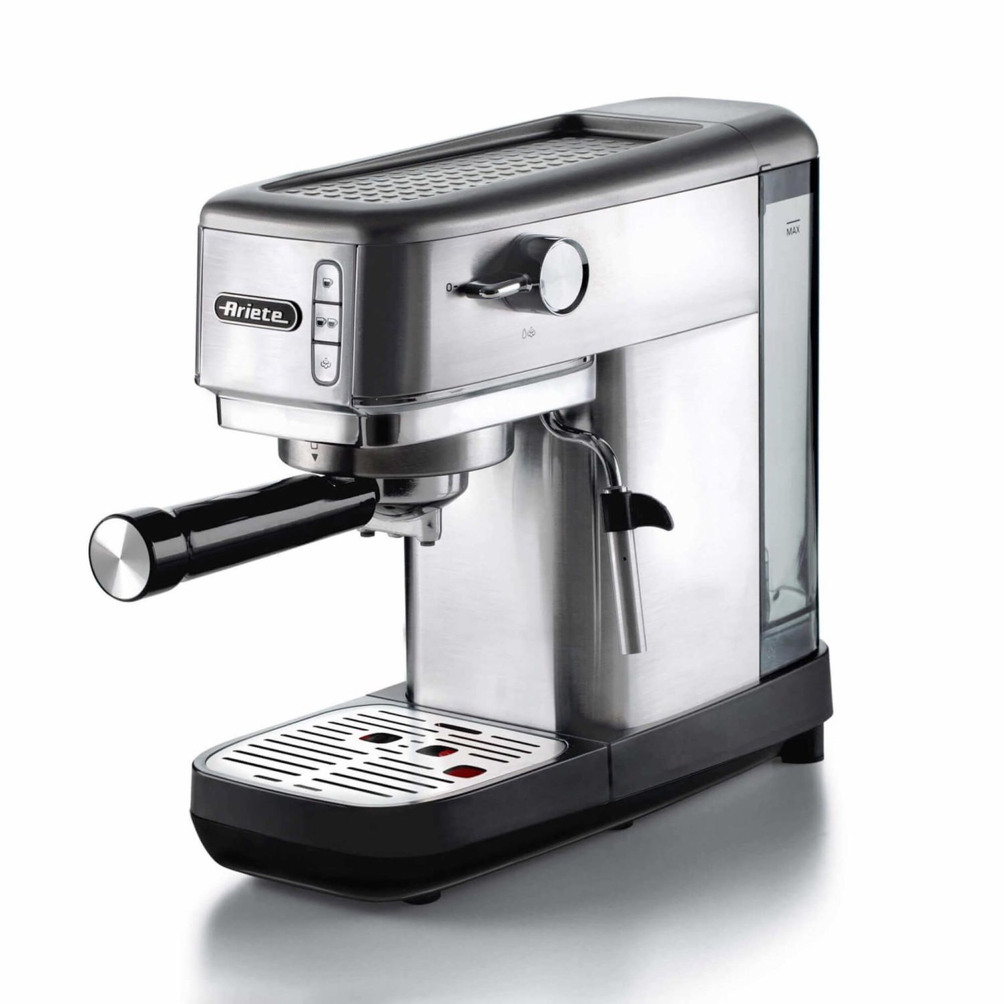 Voir la diapositive 2 : ARIETE Machine à café ariete 1380 avec écran numérique et moulin à café intégré gris