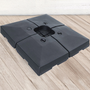 Voir la diapositive 4 : CONCEPT USINE Lot de 4 dalles parasols hdpe DALLES