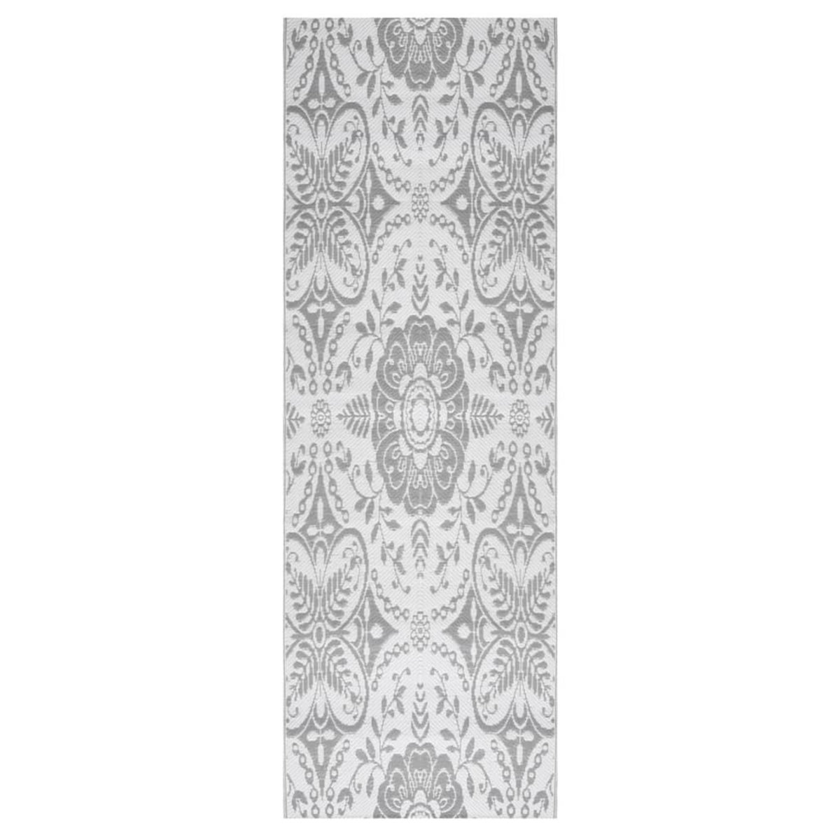 VIDAXL Tapis d'exterieur Gris clair 80x250 cm PP