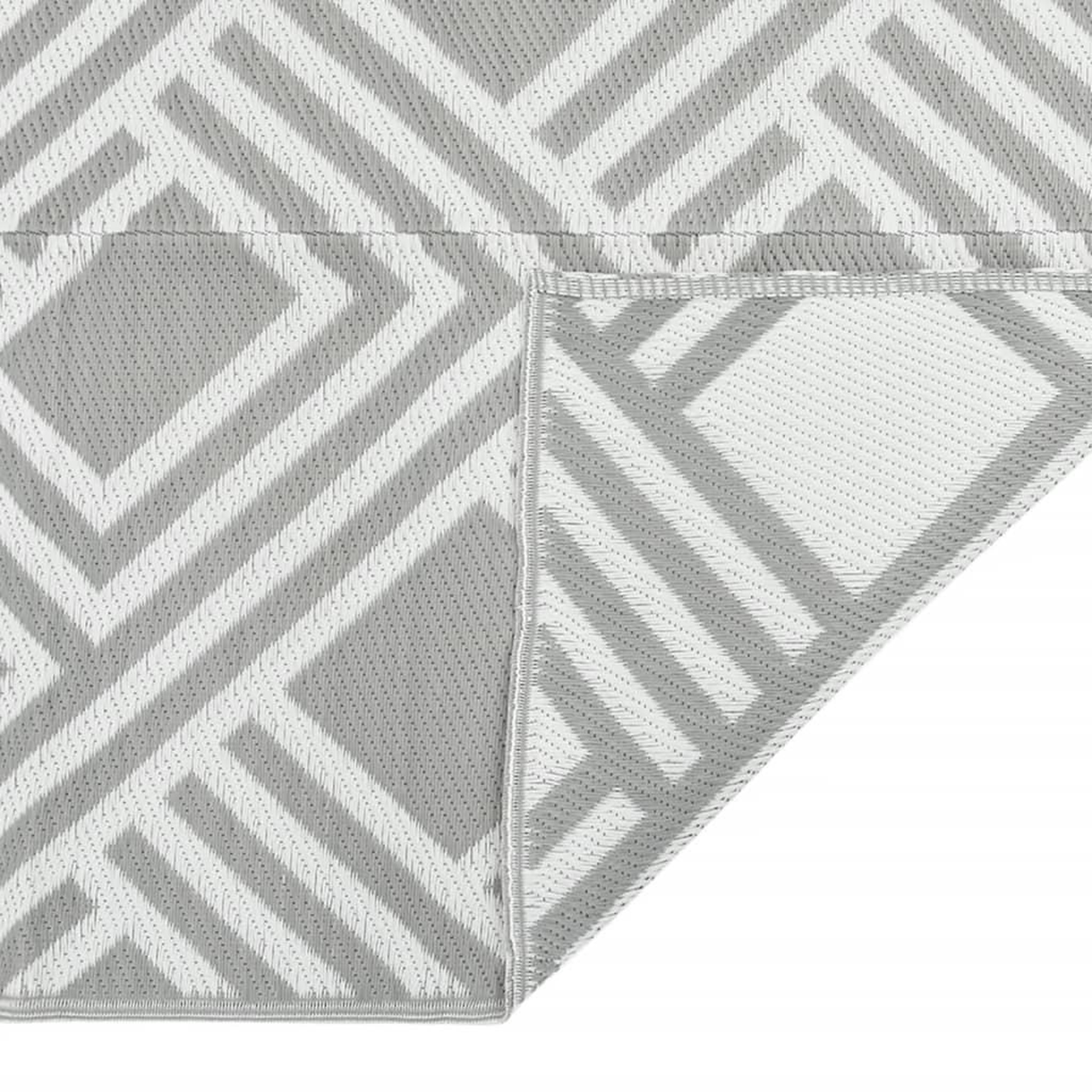 Voir la diapositive 4 : VIDAXL Tapis d'exterieur ARAKIL gris 80 x 150 cm PP