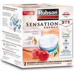  Déshumidificateur d'Air RUBSON Recharge SENSATION 3en1 Aroma Energy Fruit Lot de 2 recharges