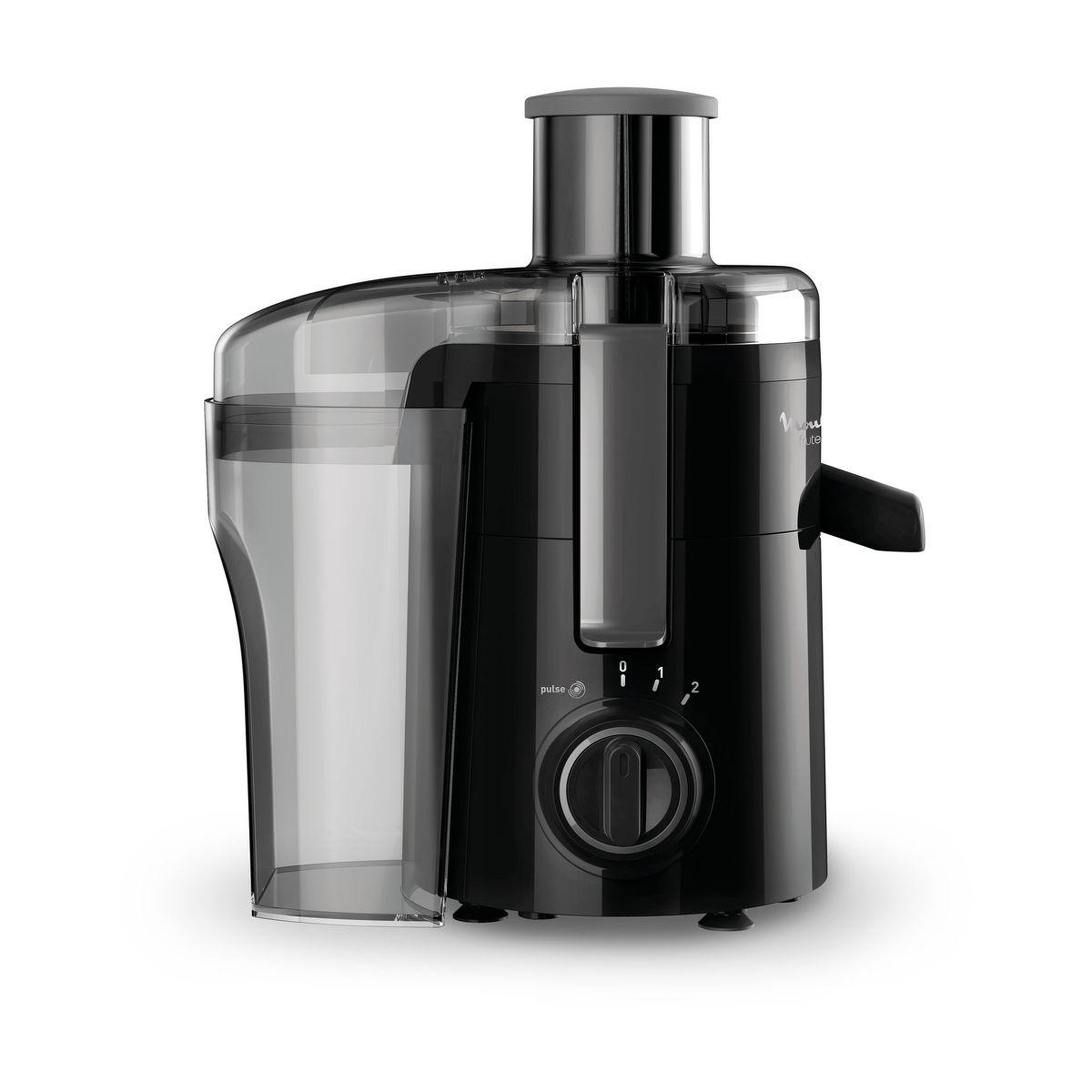 Voir la diapositive 2 : MOULINEX Centrifugeuse frutelia plus noir 350 w