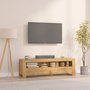 Voir la diapositive 1 : VIDAXL Meuble TV 110x30x35 cm Bois de teck solide