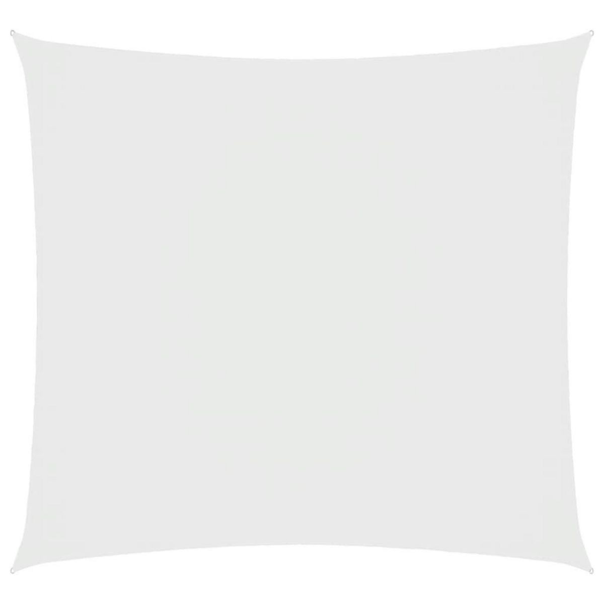 VIDAXL Voile de parasol tissu oxford carre 4,5x4,5 m blanc