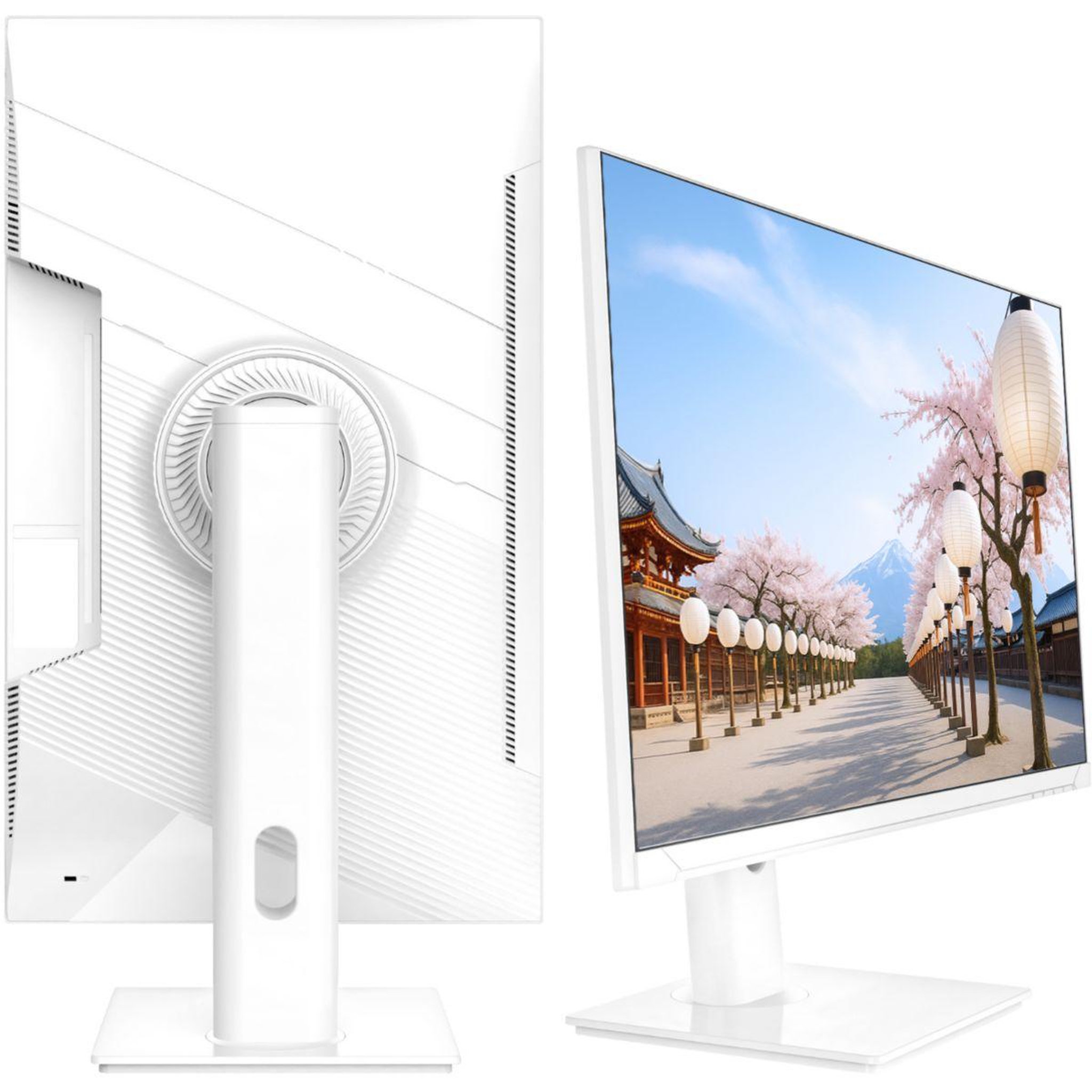 Voir la diapositive 5 : JAPANNEXT Ecran PC JN-I27QR-C65W-HSP 27'' IPS Blanc