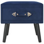 Voir la diapositive 4 : VIDAXL Table de chevet Bleu 40x35x40 cm Velours
