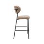 Voir la diapositive 4 : LISA DESIGN Rosita - lot de 4 tabourets de bar - en tissu - beige