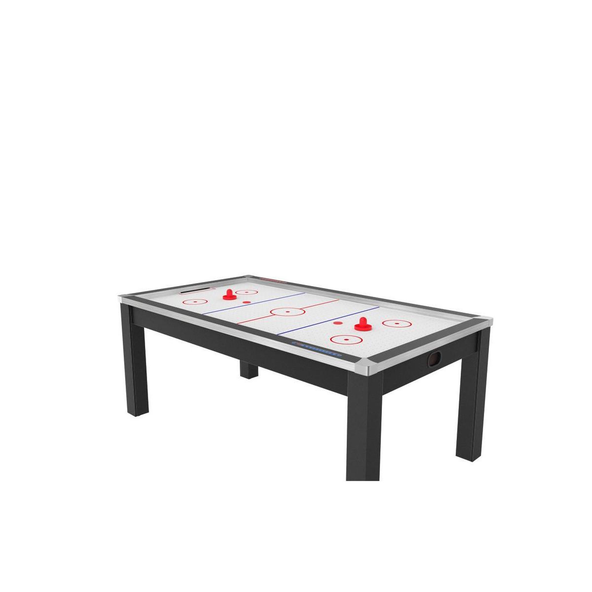 Voir la diapositive 5 : DE FAUGERES Table de Air Hockey Convertible  Calgary  213cm Noir