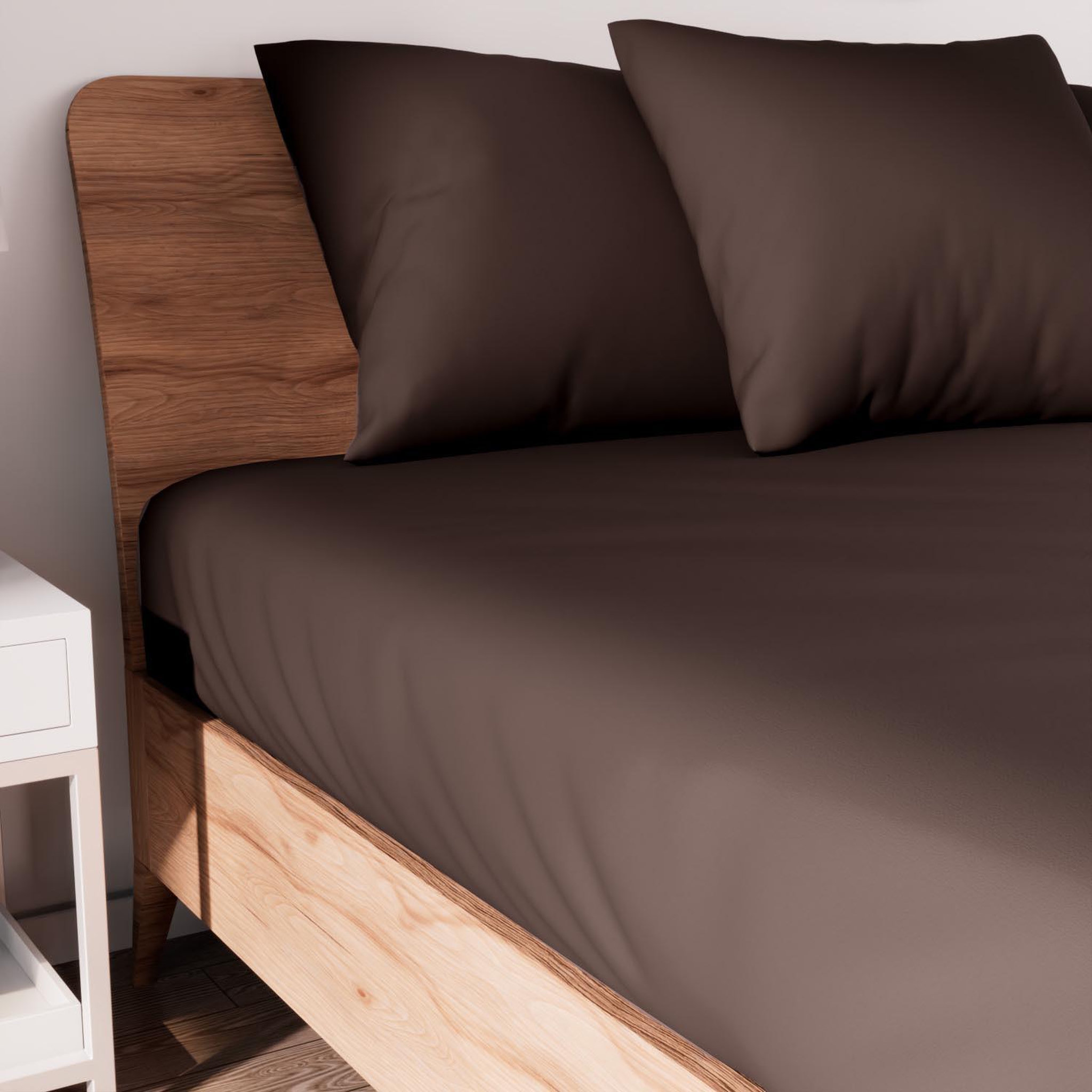 Voir la diapositive 3 : SOLEIL D'OCRE Drap housse en coton JERSEY, par Soleil d'ocre
