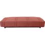 Voir la diapositive 4 : MARKET24 Banquette clic clac 3 places - Terracotta - 100% coton - L 193 x P 92 cm - LENA